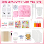 HASTHIP DIY Squishy Making Kit with 6 Silicone Molds for Kids and Adults | Fun Gift Activity