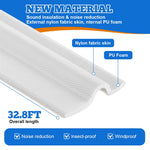 HASTHIP Self Adhesive Soundproof Window Sealing Strips for Doors and Windows 10m PU Foam