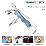 HASTHIP 3 in 1 Corkscrew for Wine and Beer Opening with Dual End Design and Folding Foil Cutter