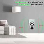 HASTHIP Ultrasonic Animal Repellent Device for Home with LCD Display and Multi Frequency Control
