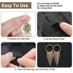 HASTHIP Hanging Jewellery Organizer for Women with 200 Pair Capacity and Felt Display Board