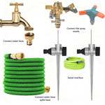 HASTHIP Garden Sprinkler Connectors for Lawn and Plants featuring 7.8 in Adjustable Alloy Stakes