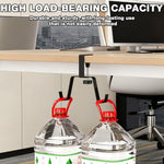 HASTHIP Desk Mount Bag Hook for Office and School featuring Twin Hook Metal Design | No Drill Clamp Organizer
