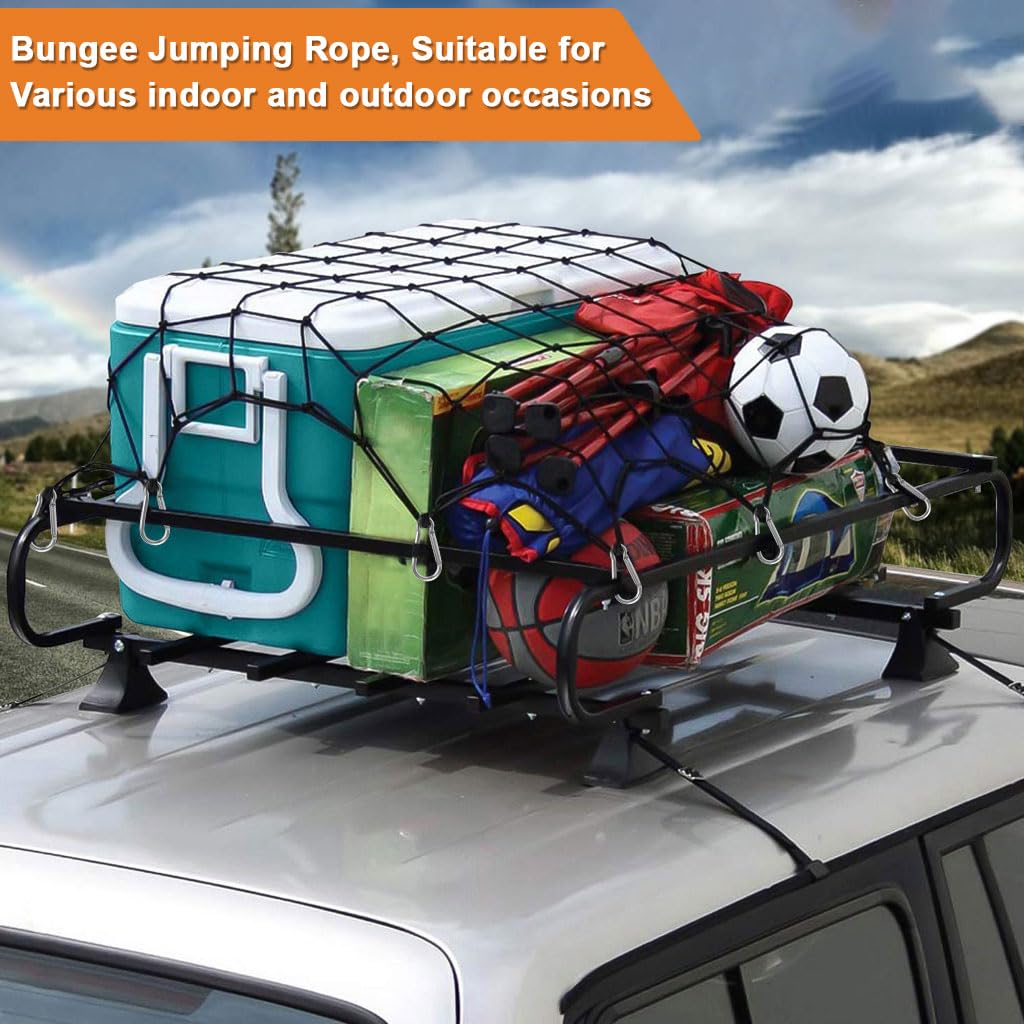HASTHIP 3.3ft Bungee Cords for Bike, 2-Pack