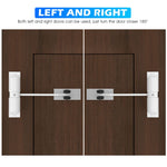 HASTHIP Automatic Door Closer for Wooden and Metal Doors with Adjustable Spring 3 pcs White