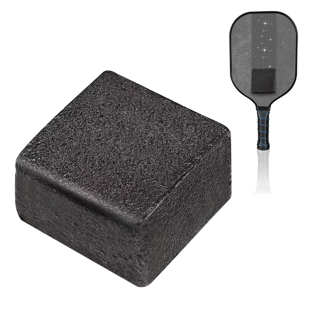HASTHIP® Limpiador de Palas de Pickleball,Goma Borradora para Paletas Fibra Carbono Cruda,Eliminador Rápido Manchas y Residuos Tamaño 5x5x2.5cm Accesorio Duradero y Portátil