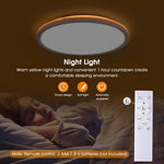 HASTHIP 12" LED Ceiling Light with Remote Control & 3 Color Dimmable Design