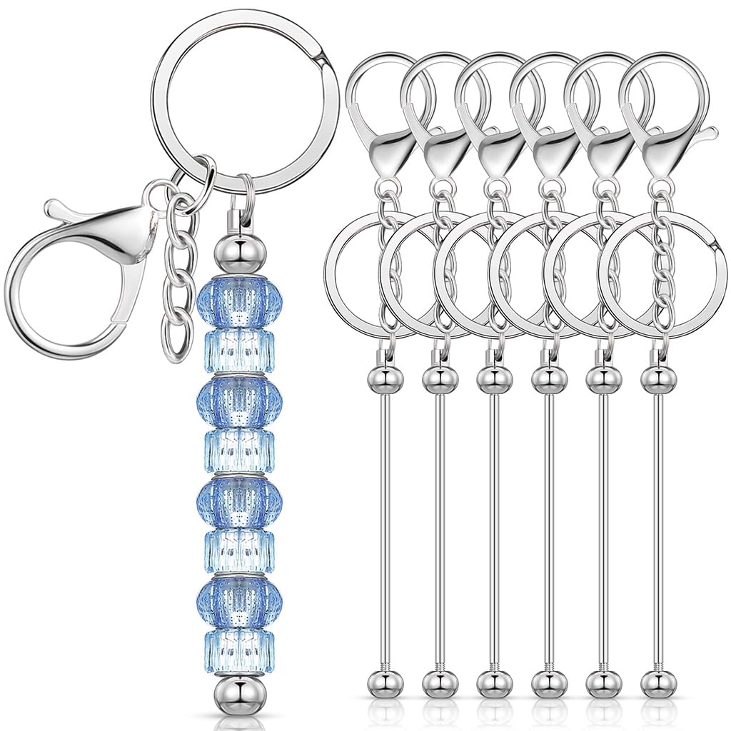 HASTHIP Customized Keychain Making Kit for Girls featuring Lobster Buckle and Keyring | 6 Pcs DIY Set