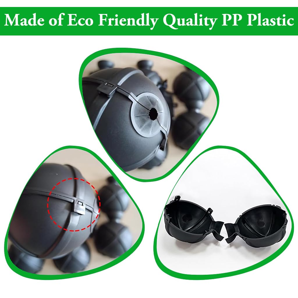 HASTHIP Plant Rooting Ball for Air Layering and Cloning | 6-Pack Reusable Pods for Garden Growth