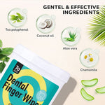 HASTHIP® Toallitas Dentales para Perros y Gatos 50 Uds,Toallitas de Limpieza Dental con Menta,para Dientes de Mascotas Elimina Placa y Mal Aliento Cuidado Oral Natural con Aloe