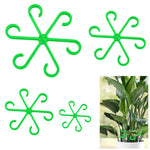HASTHIP Plant Stem Supports for Climbing Plants featuring 6-Claw Design | 4 Pack Plastic