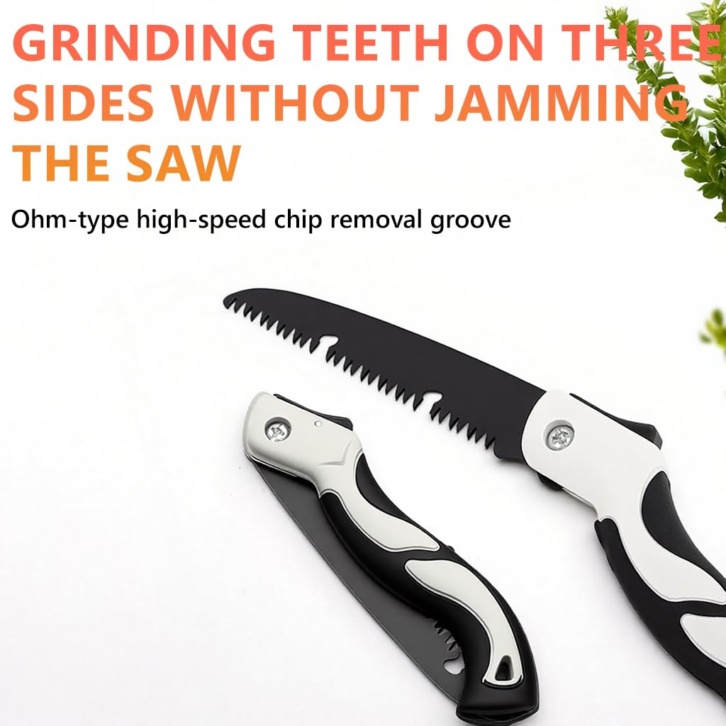 HASTHIP Gardening Scissors Set for Trimming and Pruning with Spring Mechanism | 3Pcs Alloy Steel Tools Featuring Safety Lock