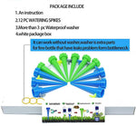 HASTHIP® Plastic 12 Pcs Drip Irrigation Kit For Home Garden Self-Watering Spikes For Plants Automatic Plant Water Dropper With Slow Release Control Valve Switch X3