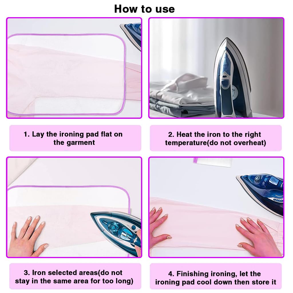 HASTHIP Protective Ironing Mesh for Clothes with See Through Heat Resistant Design 60x40cm | Reusable Washable Pressing Cloth