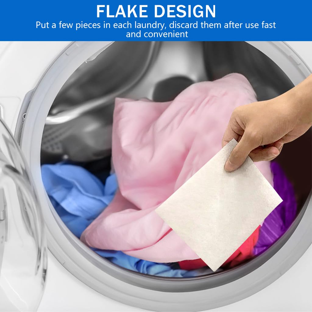 HASTHIP Laundry Detergent Sheets 100pcs for Travel and Home with Low Foam Technology | Eco Friendly and Hypoallergenic Formula