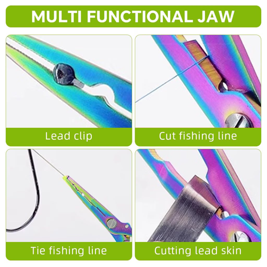 HASTHIP Fishing Pliers with Hook Remover & Line Cutter