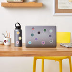 HASTHIP Mandala Art Stickers for DIY Crafts featuring 50 pcs waterproof vinyl decals | reusable and residue free