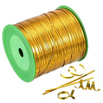 HASTHIP Metallic Twist Tie for Food Packaging and Crafts featuring 360m Roll | Golden Foil Wire