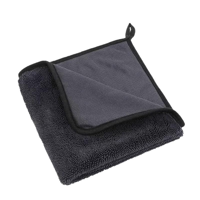 HASTHIP® Car Drying Towel, Ultra Absorbent Microfiber Towels for Cars and Trucks, Drying Towels Car Detailing, Streak Free, No Water Spots-Grey-B