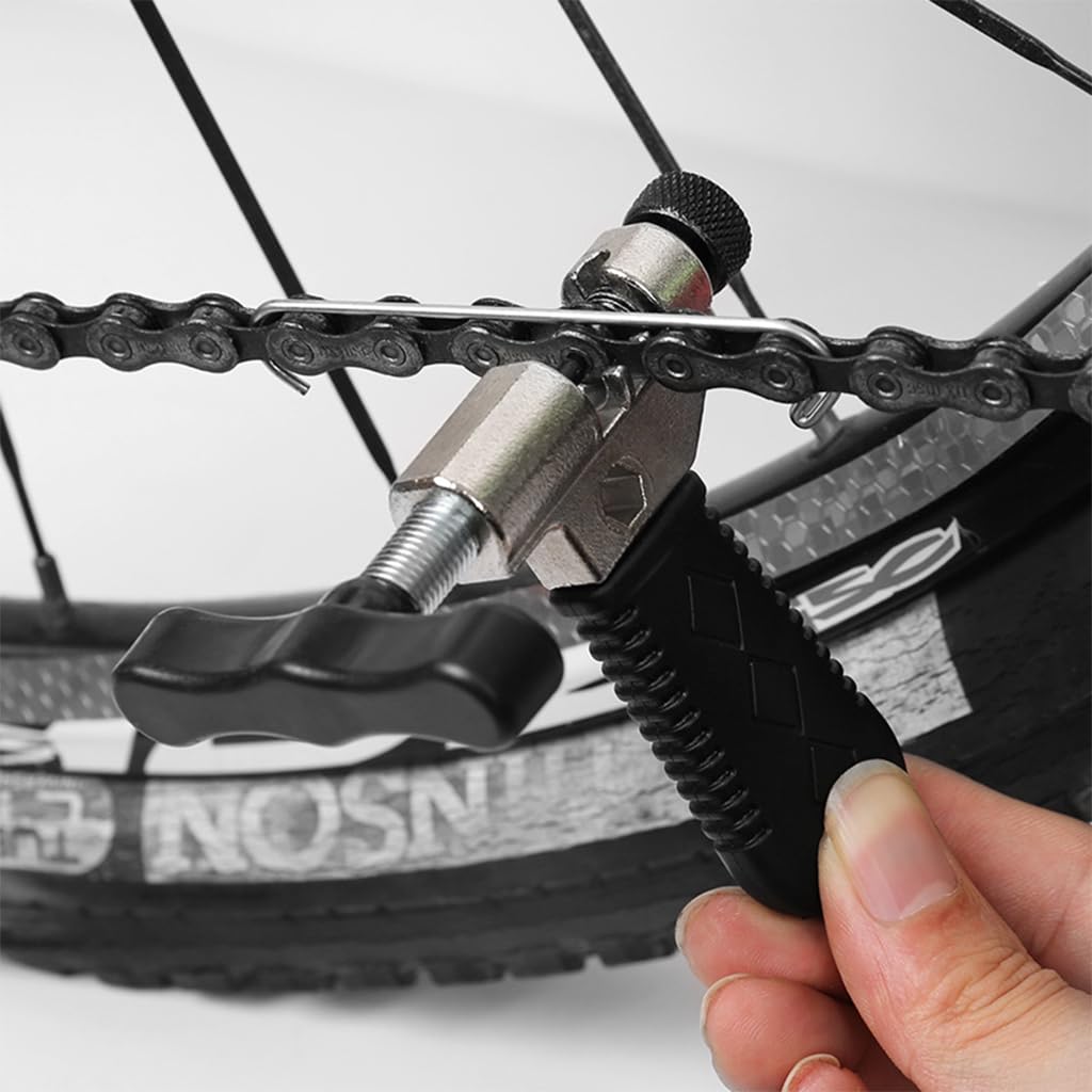 HASTHIP® Universal Bike Chain Tool for All Speeds, Precision Forcing and Fine-Tuning Locking Rod, Easy Disassembly, Durable Construction for DIY Enthusiasts and Professional Mechanics