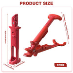HASTHIP Anti-Scalding Plate Clip for Hot Dishes with Grooved Tips and Lock Buckle Handle