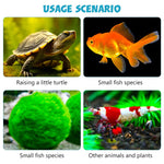 HASTHIP® Plastic Fish Tank, Narrow Aquarium, Modern Transparent Fish Bowl, Desktop Goldfish Tank, Clear Betta Fish Tank, Portable Fish Tank with Oxygen Pump Hole