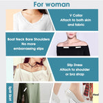 Supvox 35Pcs Double Sided Bra Stickers Tape One-off Body Clothing Bra Strip 10mm