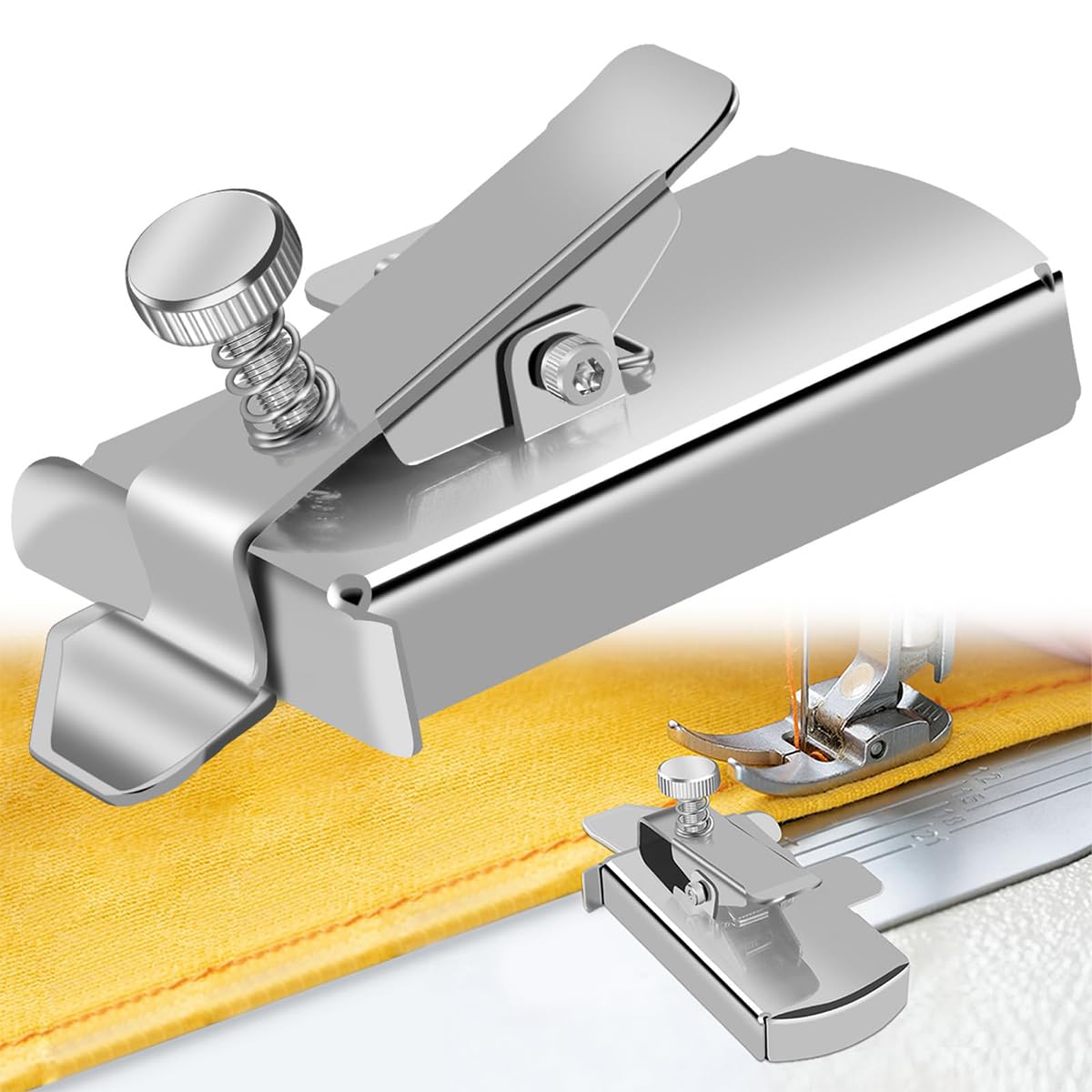 HASTHIP Seam Guide for Sewing Machine with Strong Magnetic Attachment and Metal Design