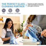 HASTHIP Microfiber Cleaning Cloths for Kitchen and Bathroom with Ultra Fine Fibers 6 Pcs 40x40cm Blue