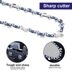 HASTHIP Chainsaw Replacement Chain for 18in Gas Saws with 62 Drive Links and Low Kickback Design