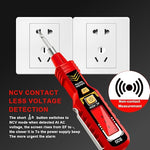 Serplex® 2-in-1 Voltage Tester Pen with LCD Display, Non-Contact AC 450V Electrical Tester with Dual Head Phillips & Slotted Screwdriver, LED Light, Buzzer Alarm, Auto-Off (No Battery Included)