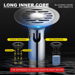 HASTHIP Stainless Steel Floor Drain for Bathroom with Self Closing Anti Odor Design | Fits 4–8.5cm Pipes