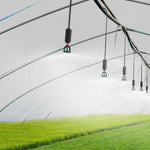 HASTHIP Hanging Drip Irrigation Kit for Gardens and Greenhouses with 60 cm 360° Rotary Sprinklers | 10 Pcs Automatic Watering System