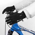 HASTHIP® PU Winter Gloves for Men, Leather Gloves for Men, Winter Warm Touchscreen Thermal Fleece Lined Cycling