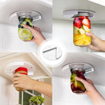 HASTHIP Jar Opener for Seniors with Stainless Steel Teeth for Arthritis | Under Cabinet Mount