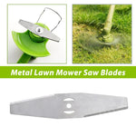 HASTHIP Lawn Mower Saw Blades 10 pcs 6 in Replacement with Stainless Steel Straight Edge