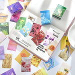 Paper 300 Sheet Washi Sticker Scrapbook Material Sticker Self Adhesive Washi Wall Stickers Diy Sticker Craft Material For Art Scrapbooking, 1.5 * 2.3''