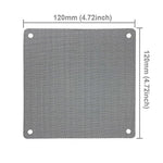 HASTHIP® 10PCS 12cm PC Fan Dust Filter Black Square Computer Mesh Dustproof Case Cover Cooler with 20 Screws
