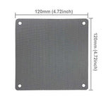HASTHIP® 10PCS 12cm PC Fan Dust Filter Black Square Computer Mesh Dustproof Case Cover Cooler with 20 Screws