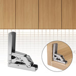 HASTHIP® 90 Degree Folding Door/Shelf Hinge Hidden Bracket Table Holder Furniture Parts(2pcs)