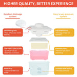 HASTHIP Tofu Press Maker for Water Removal featuring Spring Loaded Design 15.5x13.5x13.5cm | Food Grade Stainless Steel 3PCS