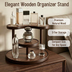 HASTHIP® Wooden Display Organizer Stand, Bamboo Vanity Organizer