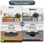HASTHIP Silicone Heat Resistant Mats for Air Fryer with Anti Slip Pads | Reusable Kitchen Counter Protector