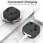 HASTHIP® Silicone Case for Samsung Galaxy Buds FE Case 2023 / Galaxy Buds 2 Pro Case 2022 / Galaxy Buds 2 Case/Galaxy Buds Pro Case/Galaxy Buds Live Case (Light Grey)