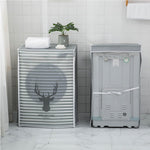 HASTHIP Washing Machine Dust Cover for Front Load Washer with Zipper Front | 56x60x83cm Waterproof PEVA