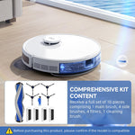 HASTHIP Replacement Parts for Ecovacs T30 PRO Omni featuring 10Pcs Kit with Brushes and Filters