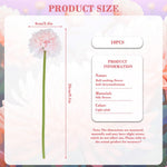 HASTHIP Artificial Chrysanthemum Flowers for Table Decor featuring 10pcs 9in Pink Fabric Bouquet