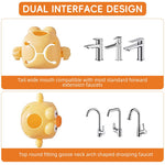 HASTHIP Kids Faucet Extender for Bathroom and Kitchen Sinks with Water Wheel | Splash Prevention and Easy Handwashing Aid