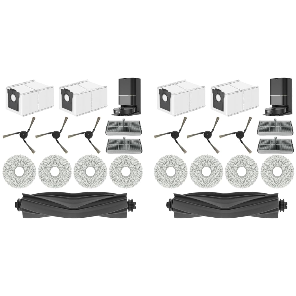 HASTHIP Replacement Parts for Dreame X40 Ultra Vacuum Cleaner with 12PCS Kit | Main Roller Brush Side Brushes Filters and Mop Cloths