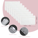 HASTHIP A6 PU Leather Binder Organizer Set for Budgeting with 6 Ring Refillable Design and 8 Cash Envelopes